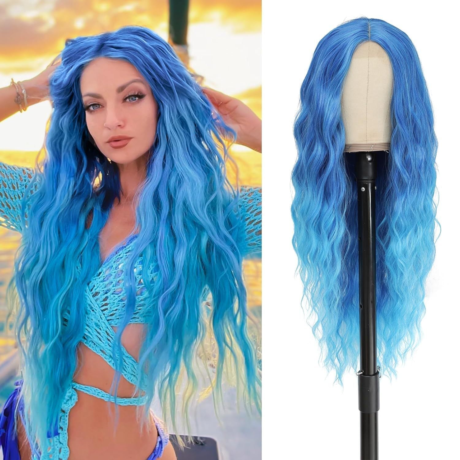 European And American Style Wig Women's Front Lace Wig