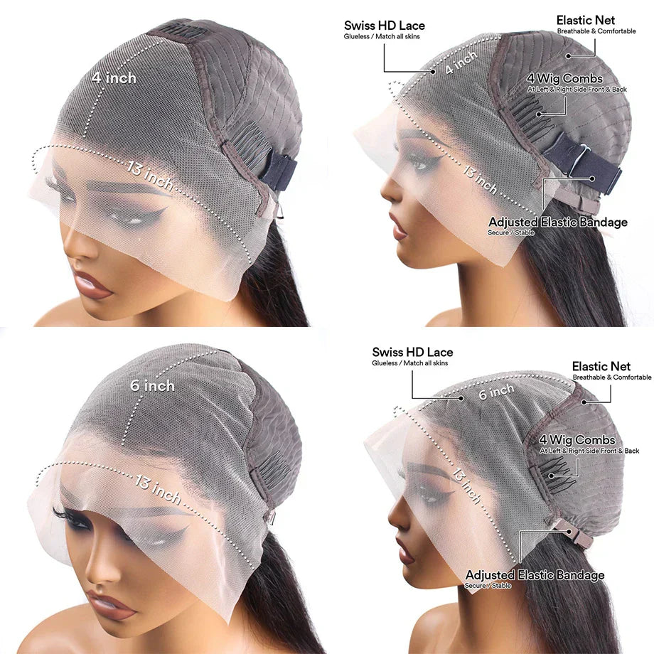 Deep Wave HD Lace Frontal Wigs